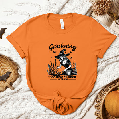 Halloween T-shirt "Gardening,