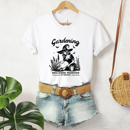 Halloween T-shirt "Gardening,