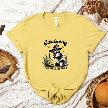 Halloween T-shirt "Gardening,