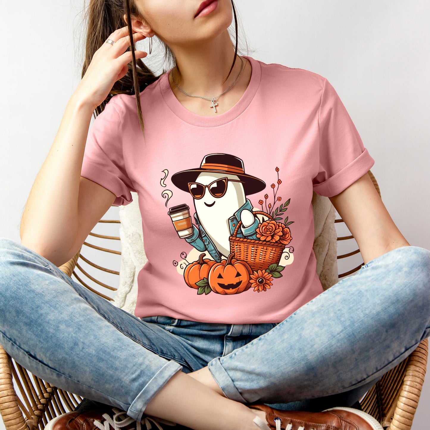 Halloween T-T-Shirt, "Haute Haunt"