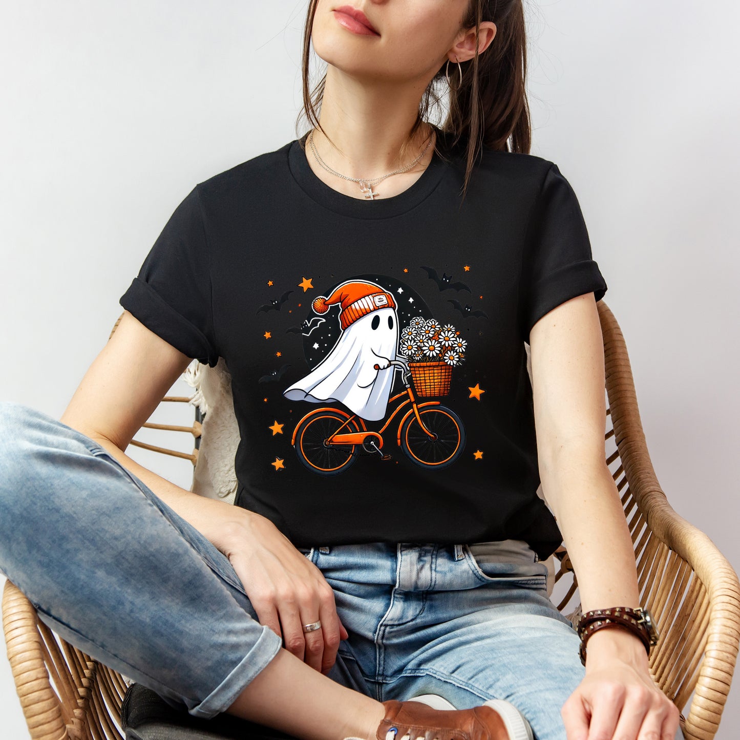 Halloween T-T-Shirt, Spooky Cycle: