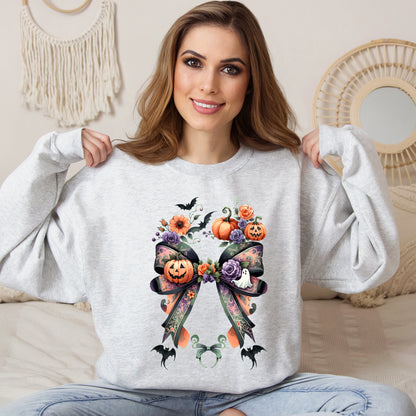 Women's Halloween Sweatshirt, Spooky Cute