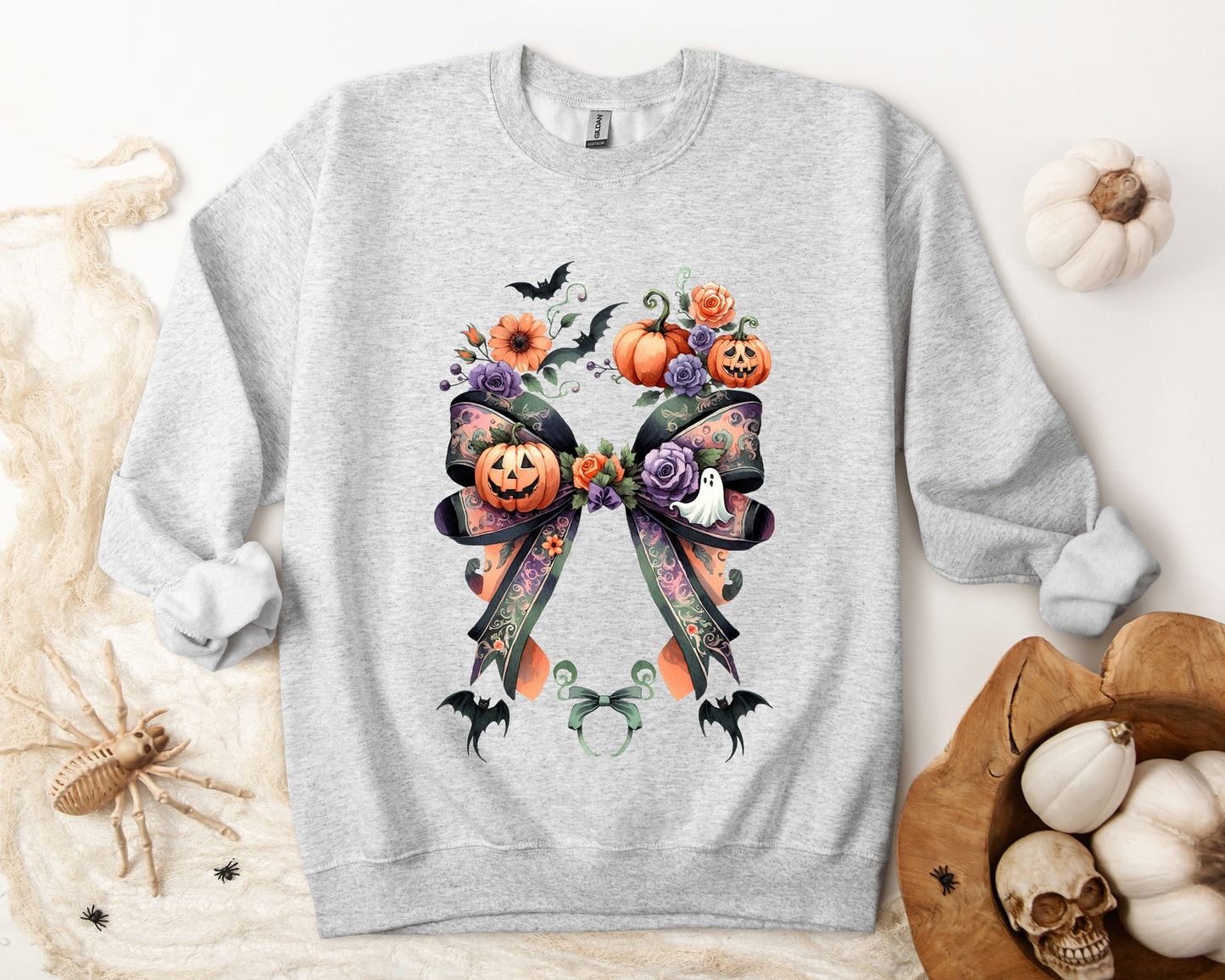 Women's Halloween Sweatshirt, Spooky Cute