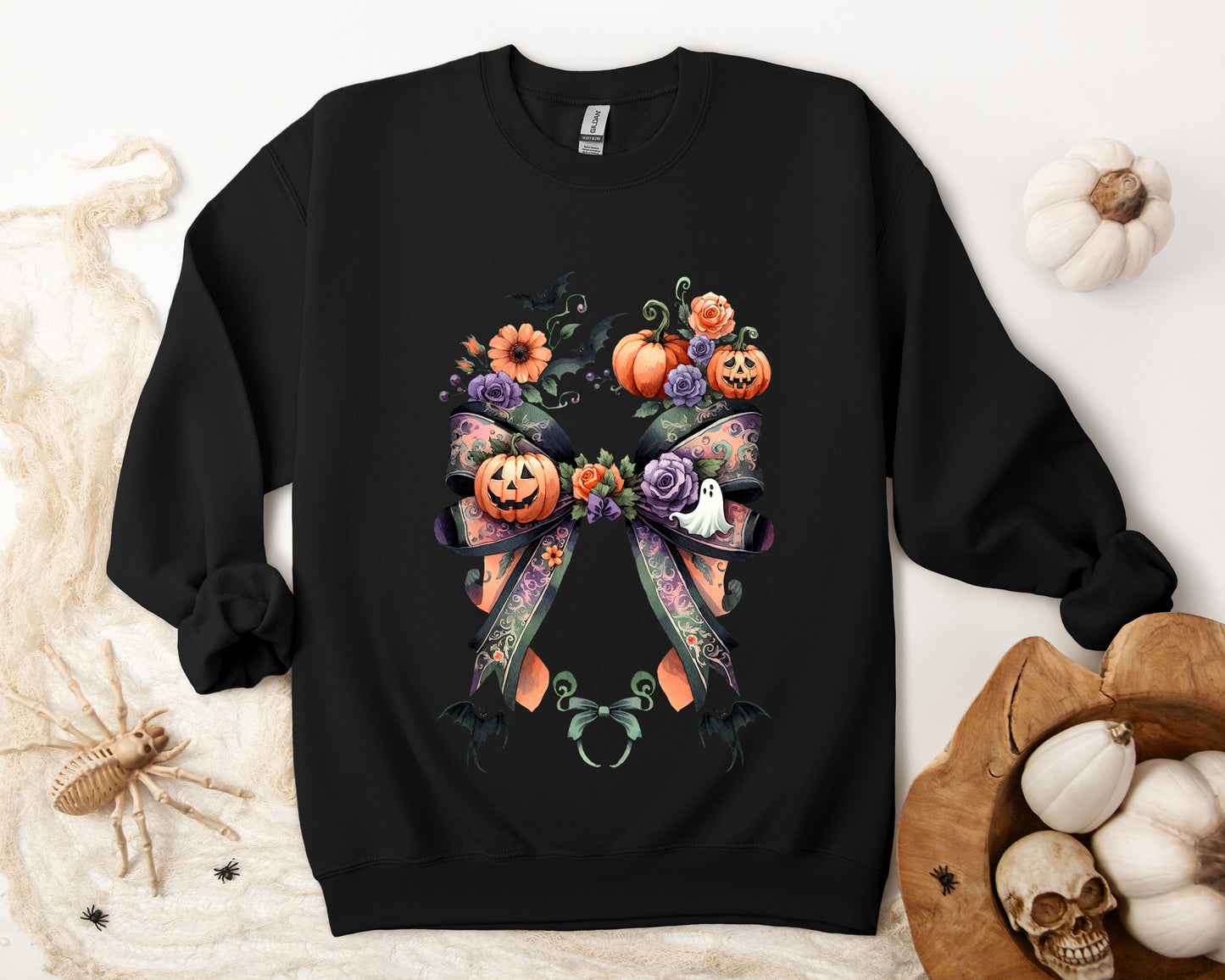 Women's Halloween Sweatshirt, Spooky Cute