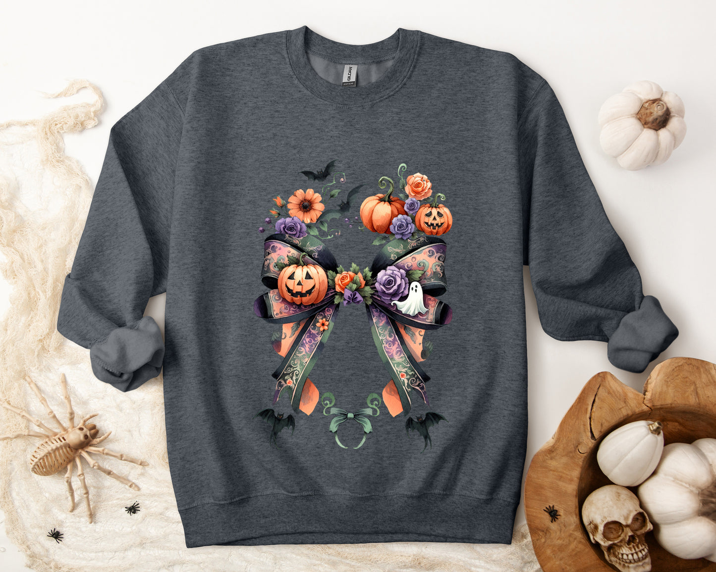 Women's Halloween Sweatshirt, Spooky Cute