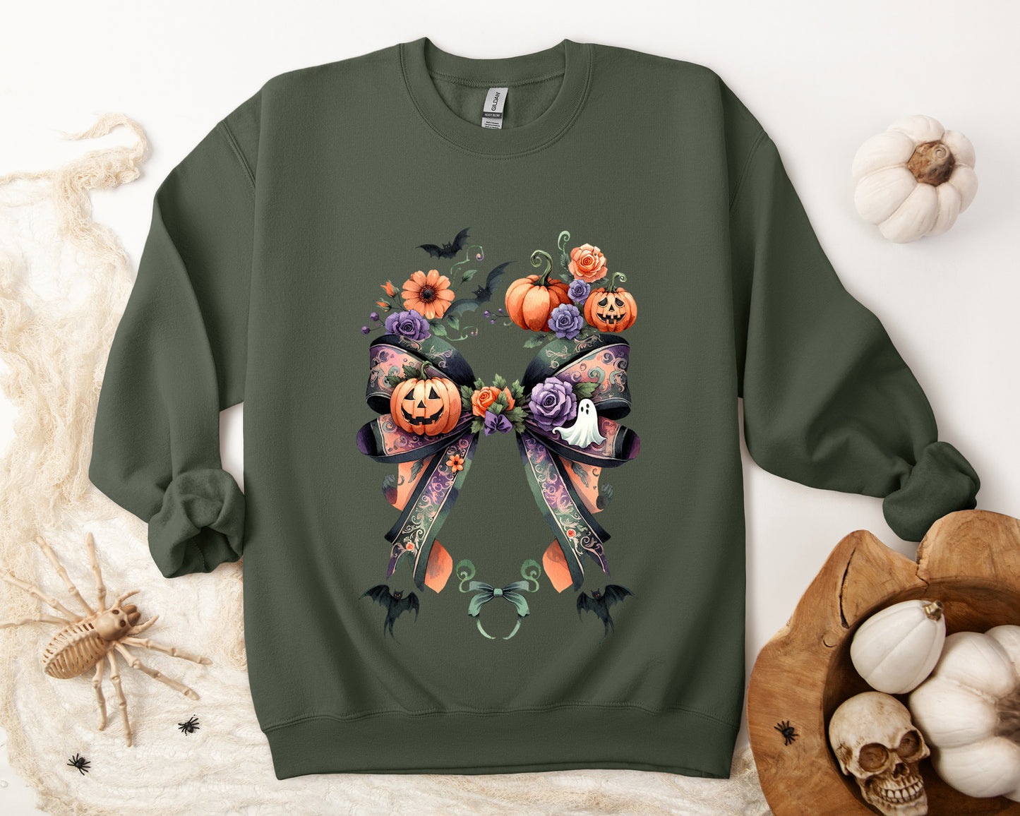 Women's Halloween Sweatshirt, Spooky Cute