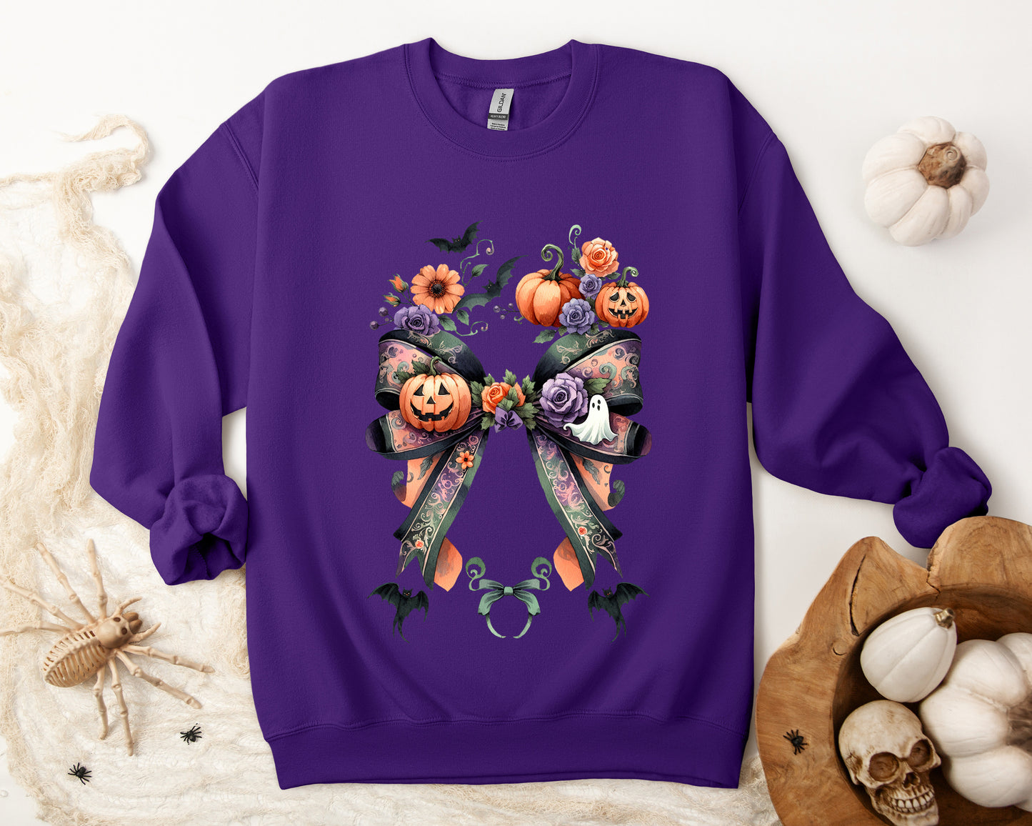 Women's Halloween Sweatshirt, Spooky Cute