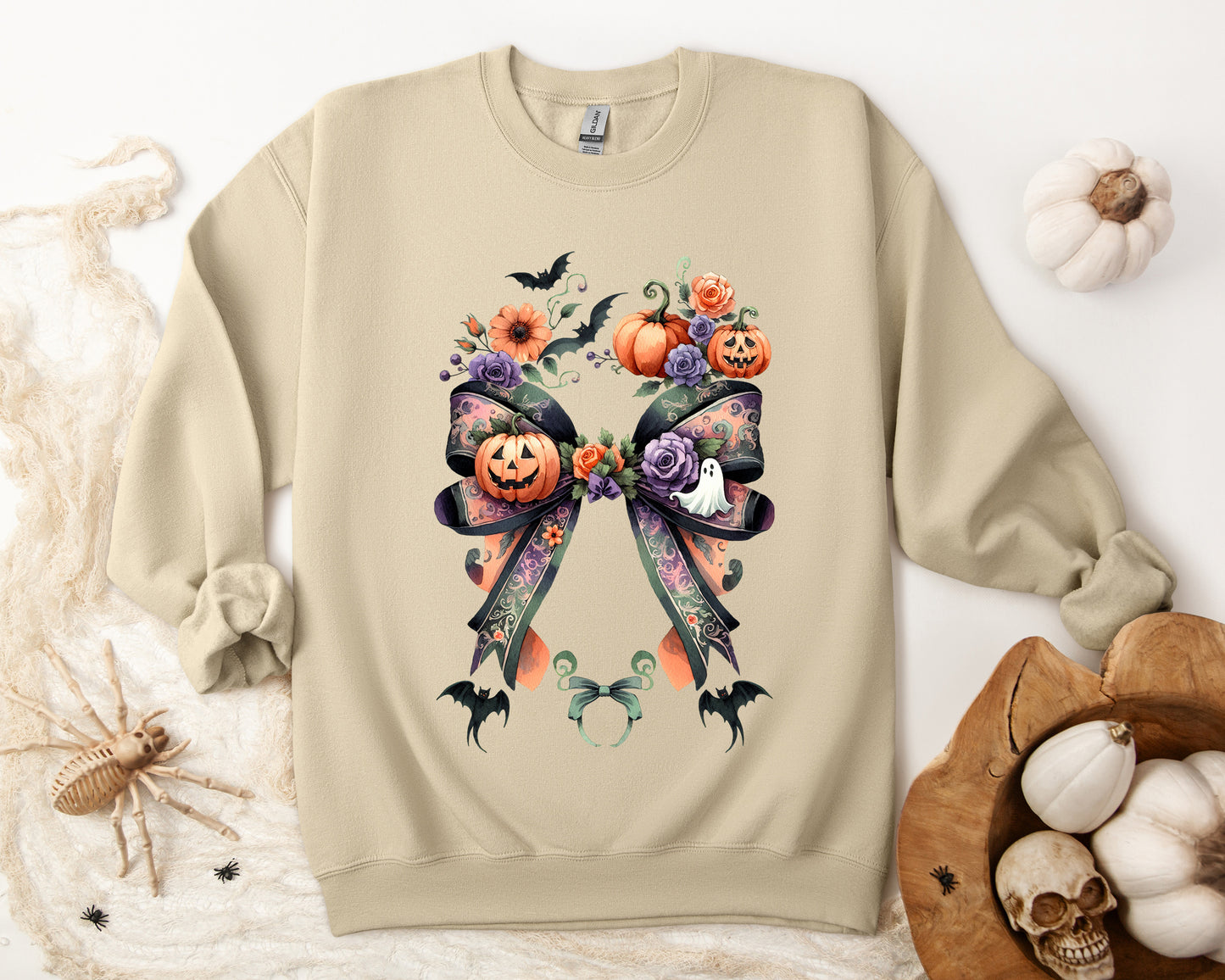 Women's Halloween Sweatshirt, Spooky Cute