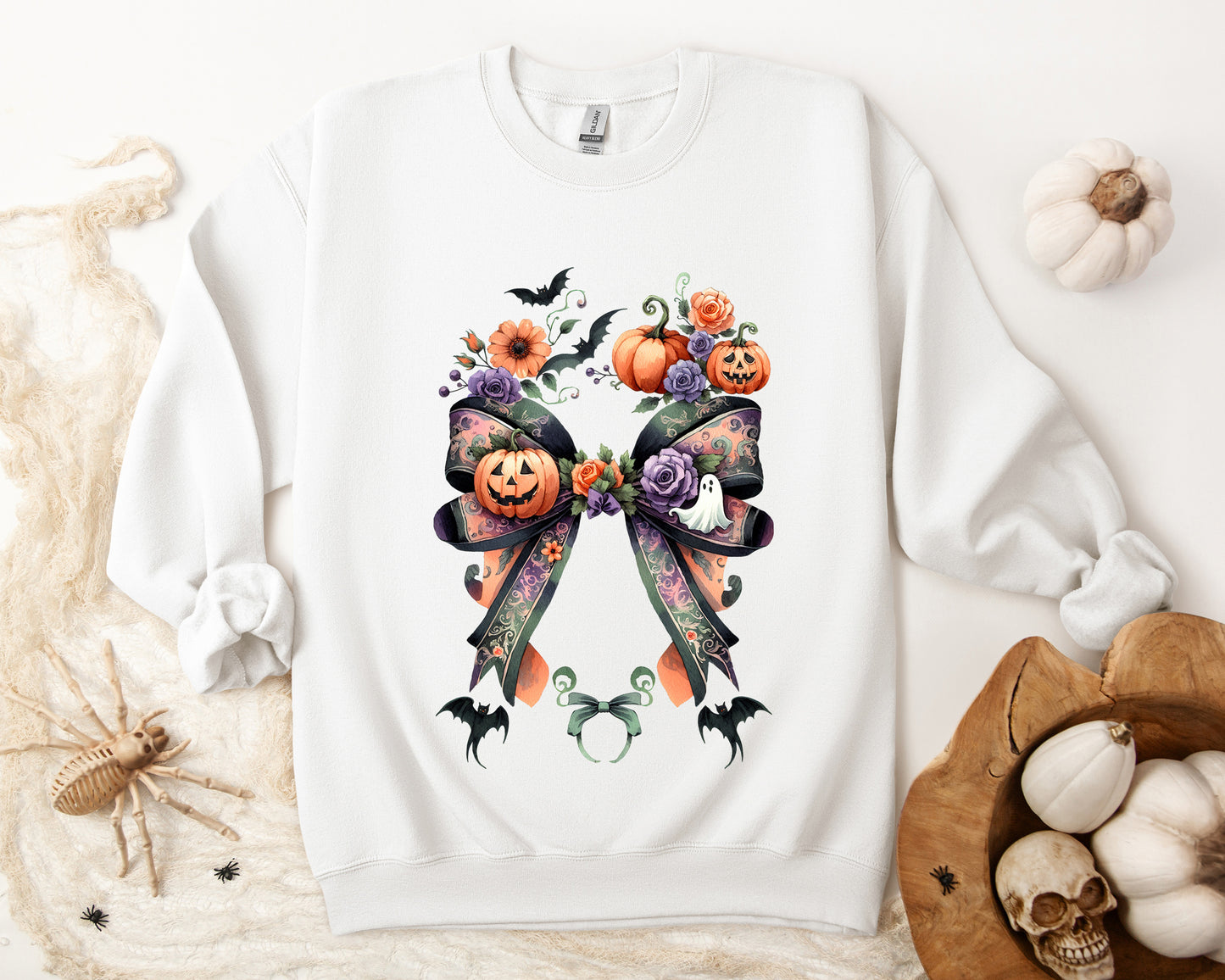 Women's Halloween Sweatshirt, Spooky Cute