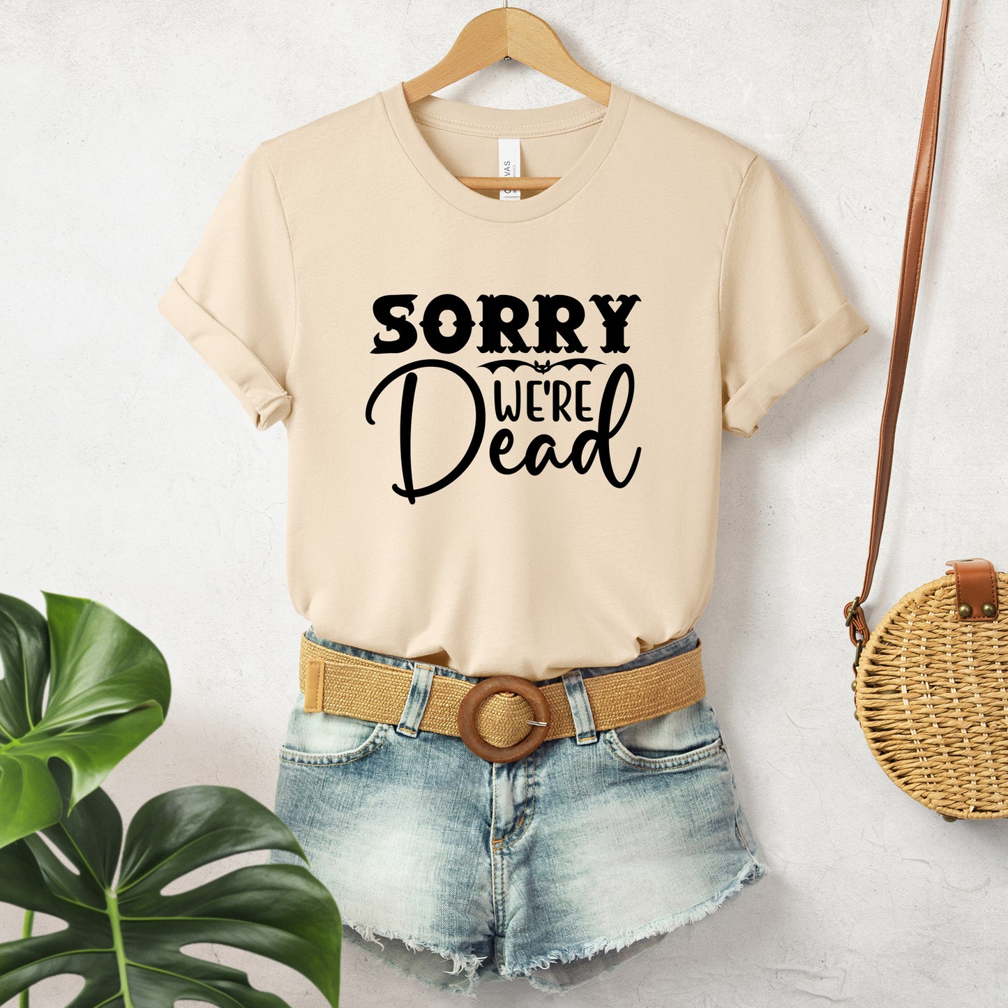 Halloween T-T-Shirt "Sorry, We're