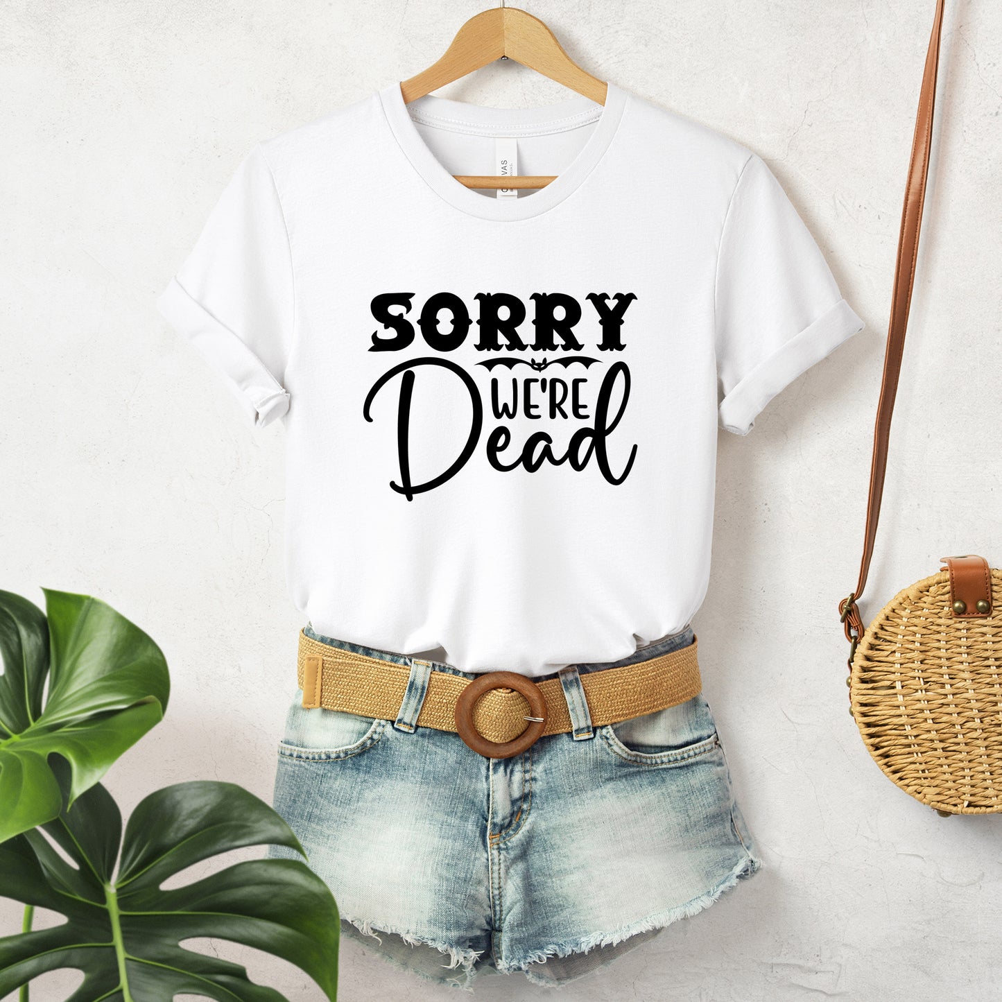 Halloween T-T-Shirt "Sorry, We're